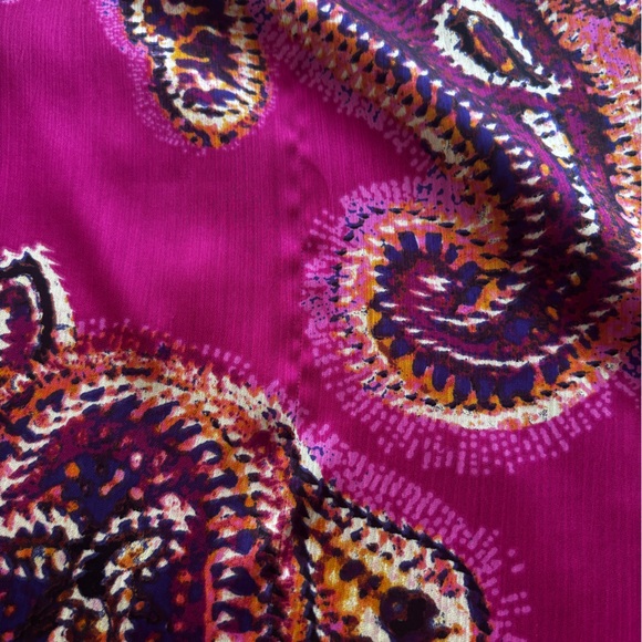 Ralph Lauren Pink Paisley Midi Dress size 8 - Picture 8 of 8